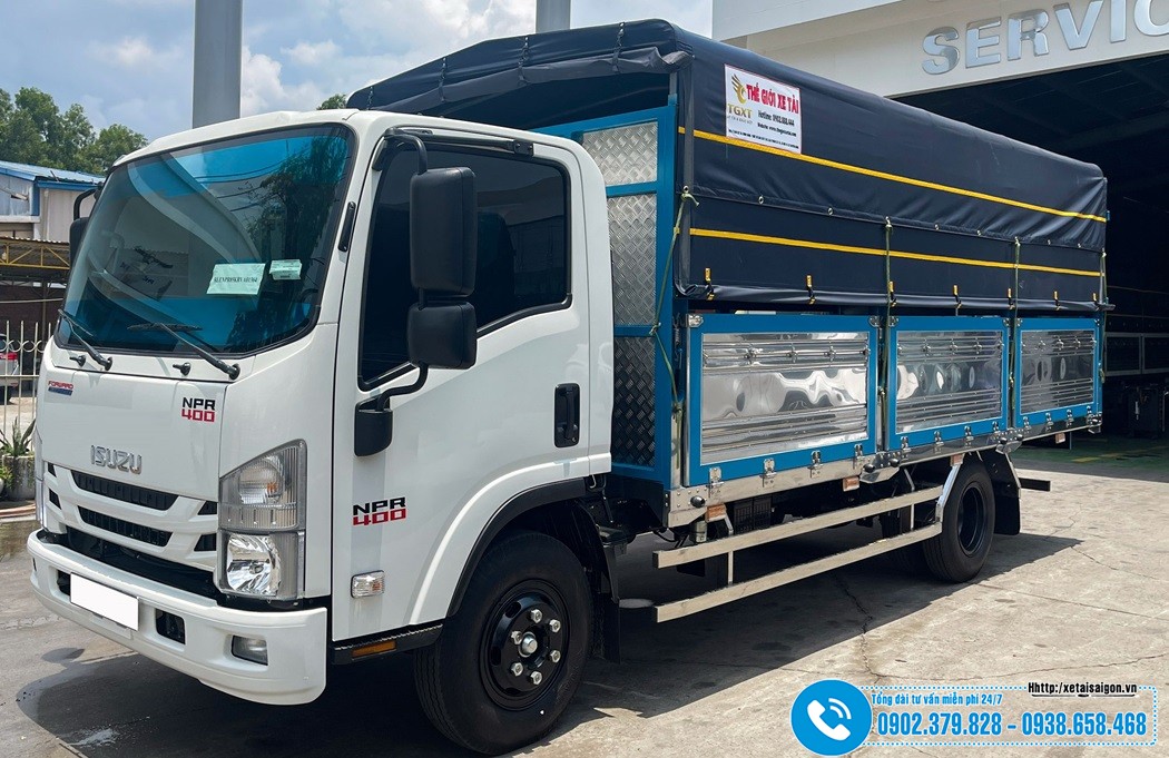 Xe tải Isuzu 2.4 Tấn – Thùng Dài 6M2
